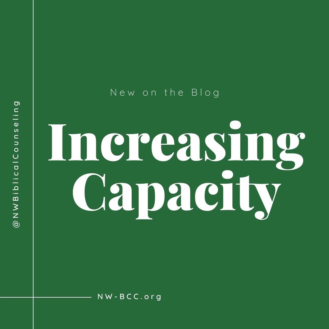Green background with the words "Increasing Capacity".